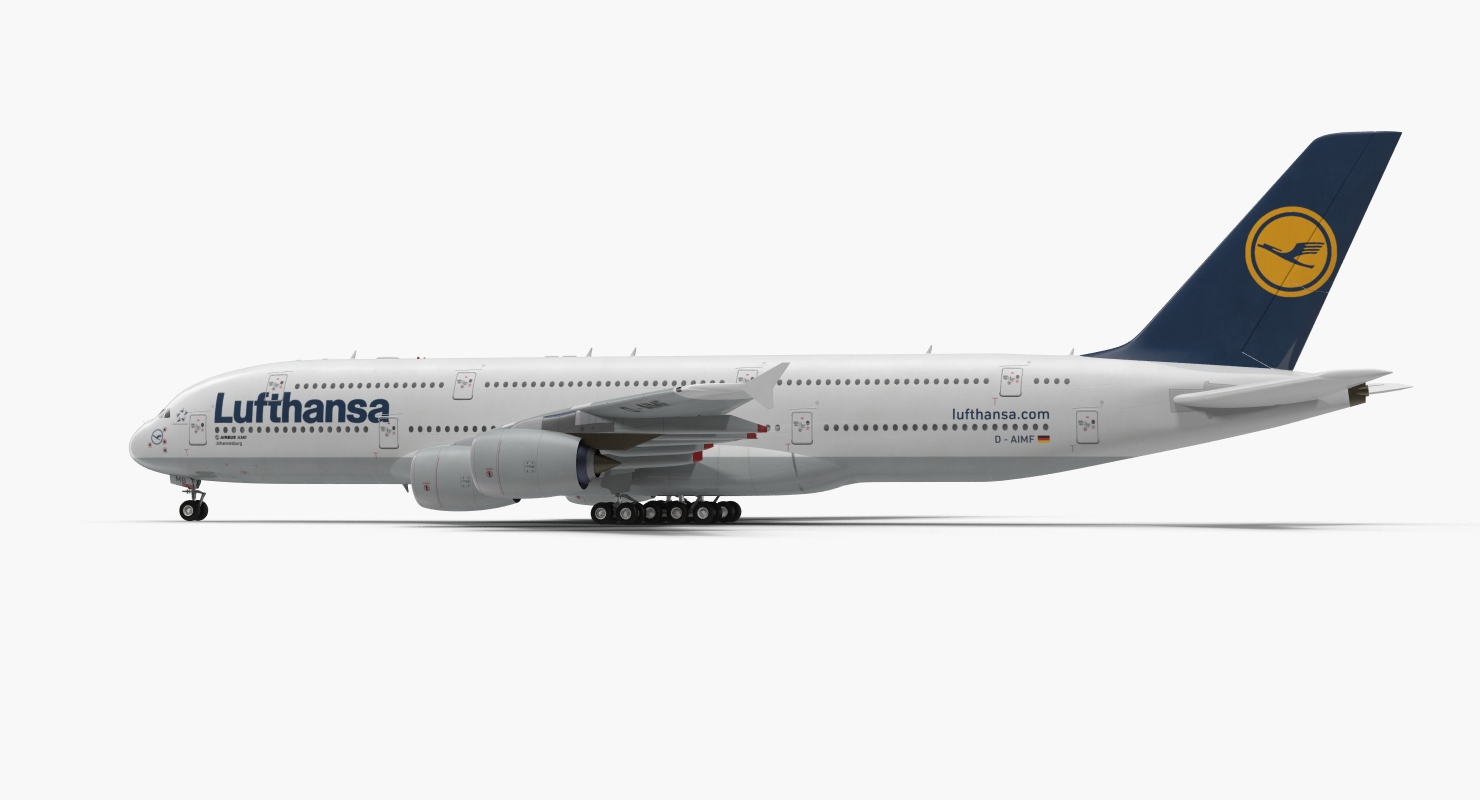 Airbus A380 1000 Air France 3D